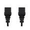 Monoprice SJTW Extension Cord Adapter, 12 AWG, 12/3, 9 Outlets, Black, PVC, IEC-60320 C20, 2 ft 35117 - alternate 4